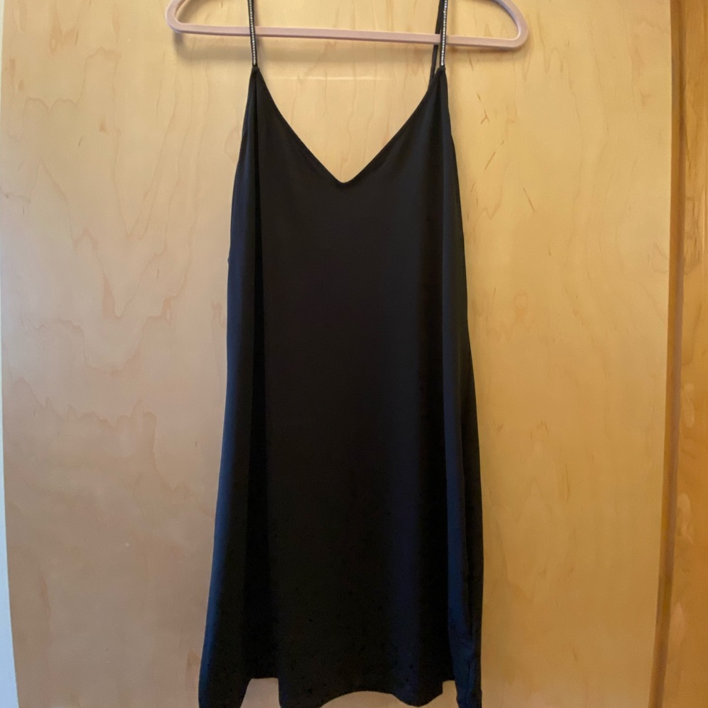 Shift Style H&M Dress, Black, Cute Straps